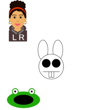 The racing bitmoji picture goes here